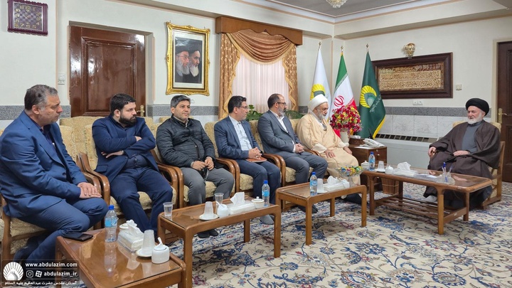 دیدار مدیرکل دفتر نشر و کتابخوانی با تولیت آستان حضرت عبدالعظیم حسنی