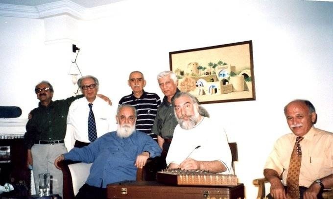 جمعِ نادرِ بزرگان فرهنگ و هنر ایران