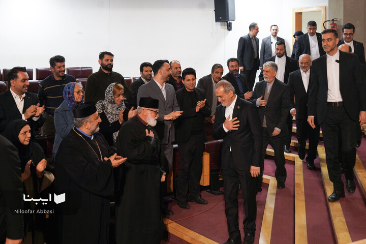 دیدار رهبران ادیان توحیدی‌ با رئیس جمهور