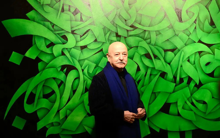 احصایی جزو احیاگران خط ثلث در دوران معاصر است/ او نقاشی-خط را در ایران پایه‌گذاری کرد