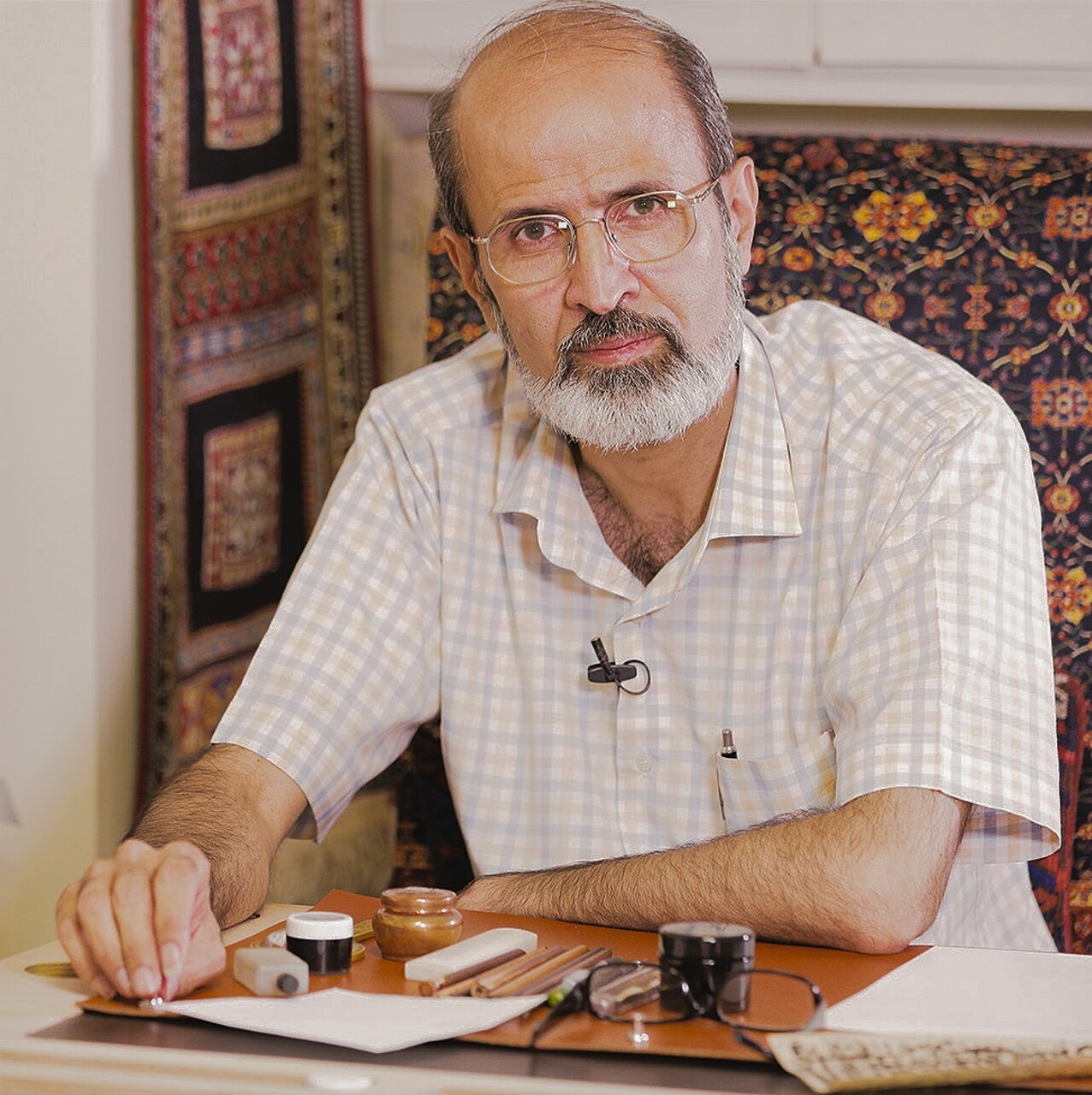 احصایی جزو احیاگران خط ثلث در دوران معاصر است/ او نقاشی-خط را در ایران پایه‌گذاران کرد