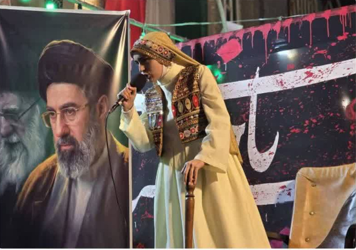 اجرای داستان «گردآفرید» شاهنامه فردوسی در میادین مشهد