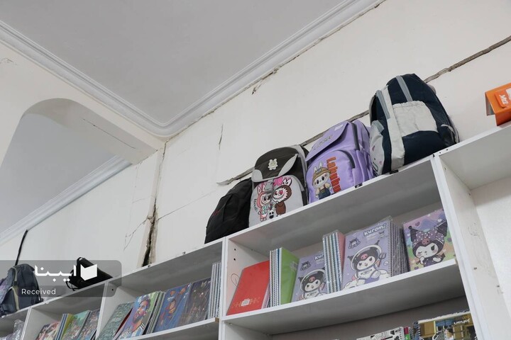 آسیب به کتابفروشی در جنگ ایران و رژیم صهیونیستی در تبریز