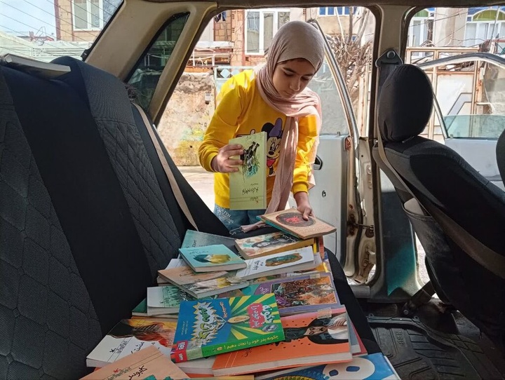 حضور کاروان کتاب کانون پرورش فکری در مناطق شهری و روستایی کرمانشاه