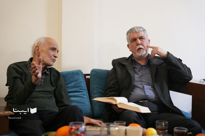 دیدار وزیر فرهنگ با علیرضا برازش نویسنده و پژوهشگر حوزه قرآن