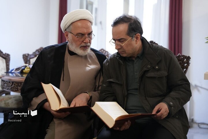 دیدار وزیر فرهنگ با علیرضا برازش نویسنده و پژوهشگر حوزه قرآن