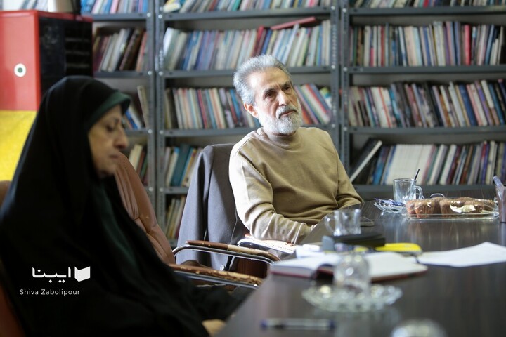 دیدار ابراهیم حیدری با اعضای هیئت مدیره انجمن قلم ایران