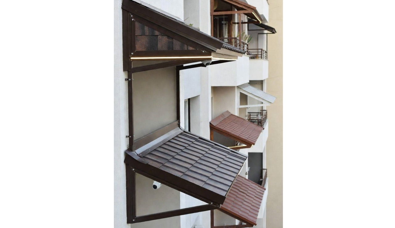 سایبان فلزی بالکن: جوشکاری و نصب در تهران