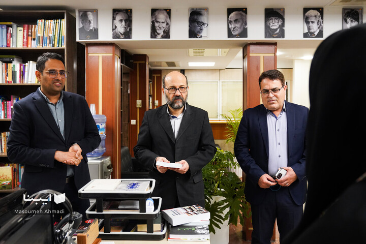 بازدید رئیس سازمان اسناد و کتابخانه ملی ایران از ایبنا