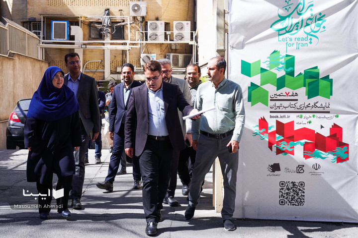 حضور سخنگوی دولت از ستاد هفتمین نمایشگاه مجازی کتاب