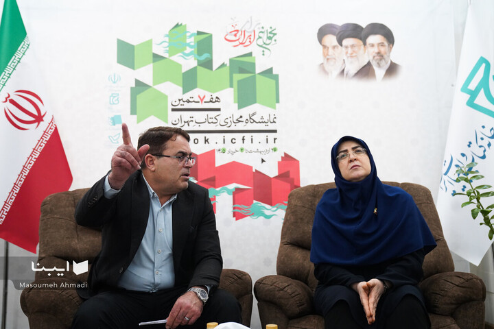 حضور سخنگوی دولت از ستاد هفتمین نمایشگاه مجازی کتاب