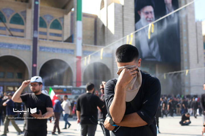 مراسم وداع با رهبر شهید
