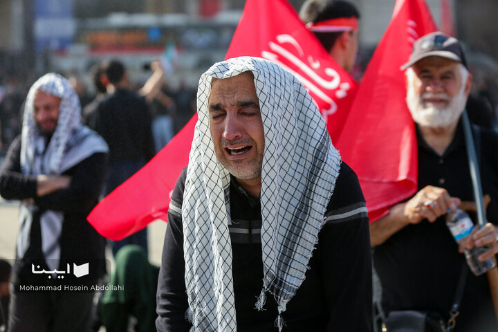 مراسم وداع با رهبر شهید