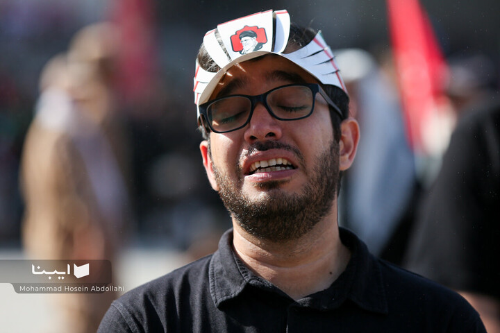 مراسم وداع با رهبر شهید