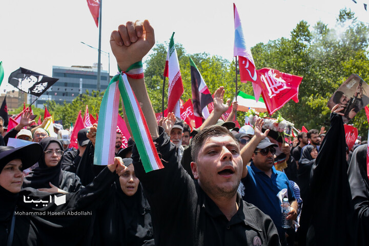 تشییع پیکر مطهر رهبر شهید انقلاب در تهران _۲