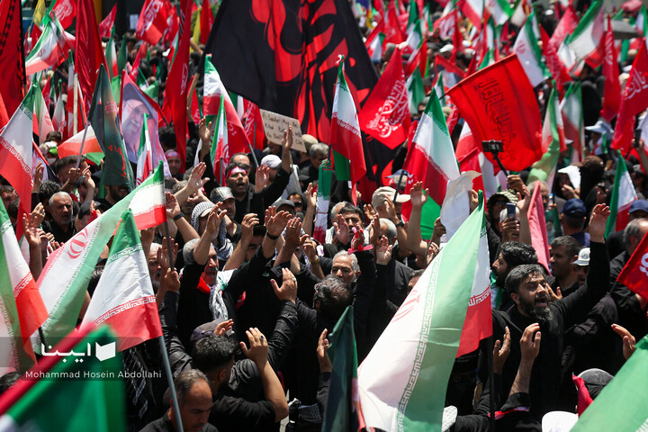 تشییع پیکر مطهر رهبر شهید انقلاب در تهران _۲