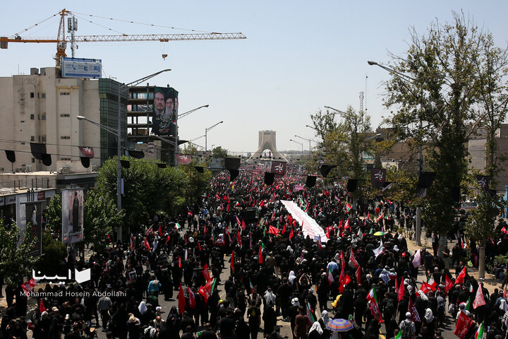 تشییع پیکر مطهر رهبر شهید انقلاب در تهران _۲