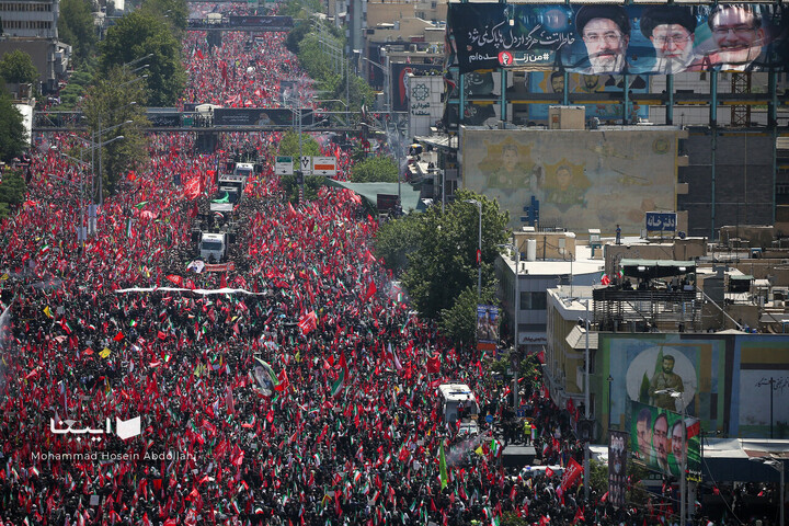 تشییع پیکر مطهر رهبر شهید انقلاب در تهران _۲