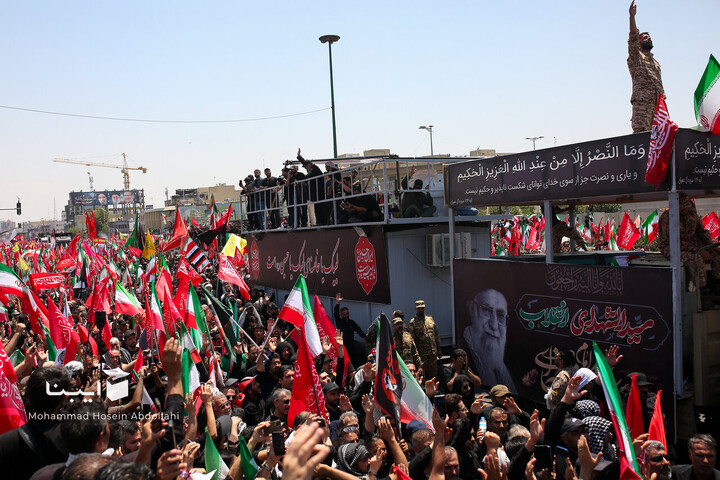 تشییع پیکر مطهر رهبر شهید انقلاب در تهران _۲