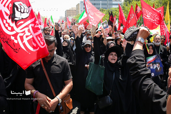 تشییع پیکر مطهر رهبر شهید انقلاب در تهران _۲