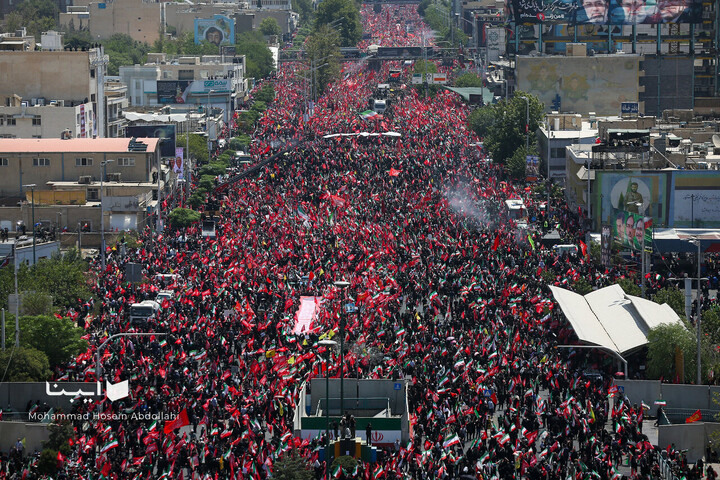 تشییع پیکر مطهر رهبر شهید انقلاب در تهران _۲