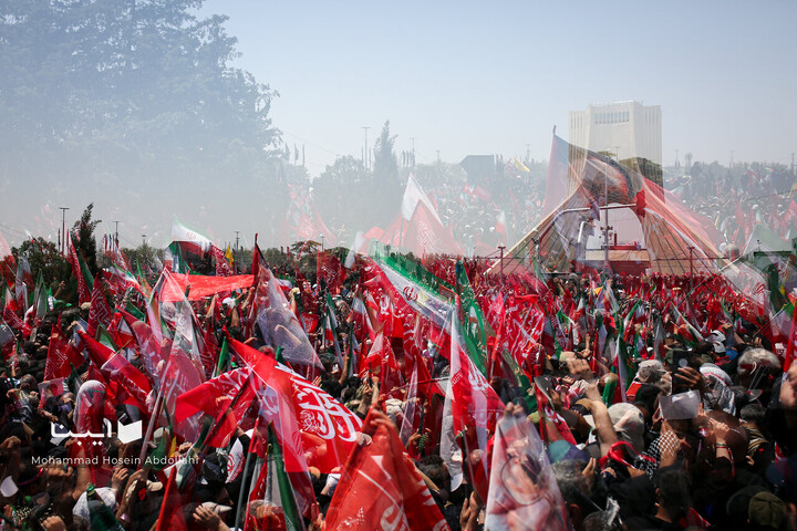 تشییع پیکر مطهر رهبر شهید انقلاب در تهران _۲