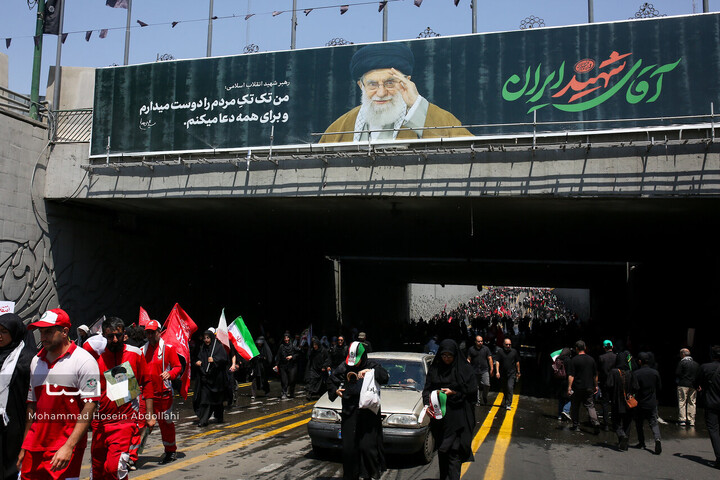 تشییع پیکر مطهر رهبر شهید انقلاب در تهران _۲