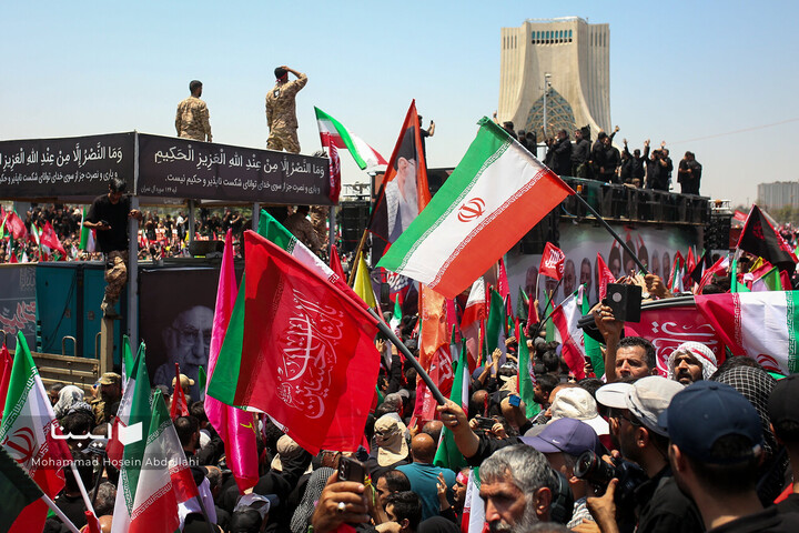 تشییع پیکر مطهر رهبر شهید انقلاب در تهران _۲