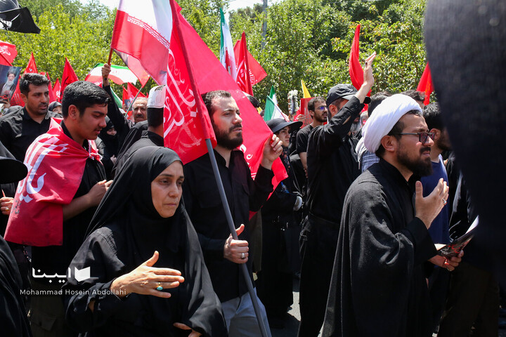 تشییع پیکر مطهر رهبر شهید انقلاب در تهران _۲