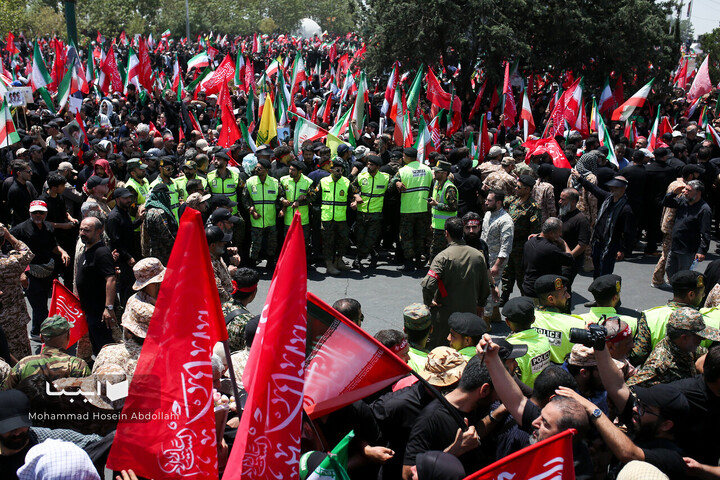 تشییع پیکر مطهر رهبر شهید انقلاب در تهران _۲