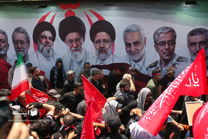 تشییع پیکر مطهر رهبر شهید انقلاب در تهران _۲