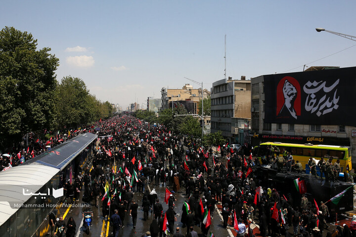 تشییع پیکر مطهر رهبر شهید انقلاب در تهران _۲