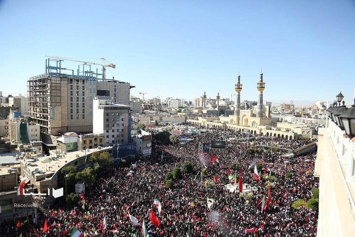 تشییع پیکر مطهر رهبر شهید انقلاب در مشهد