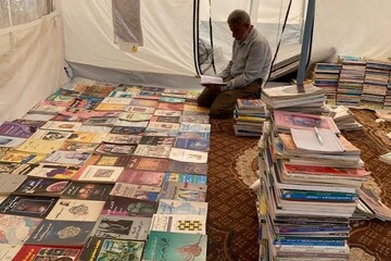 از زیر آوار تا چادر؛ تولد دوباره یک کتابخانه در غزه