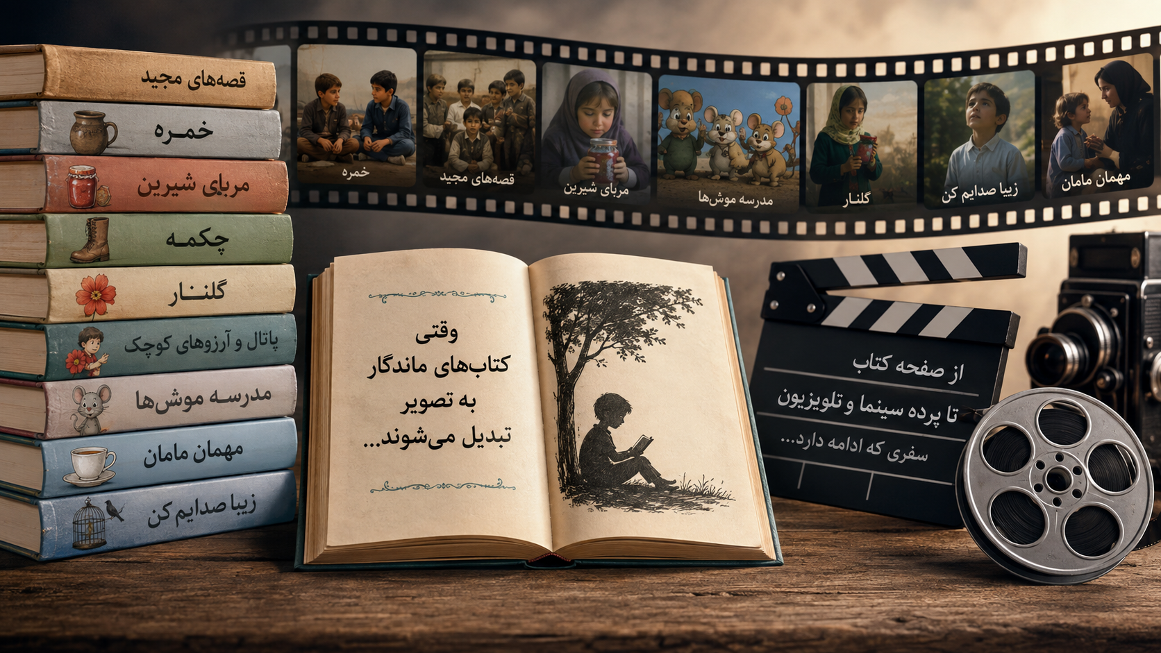 انتقال قصه‌ها از کتاب به سینما