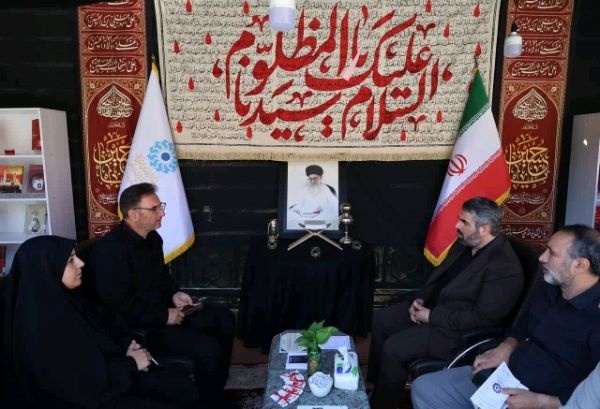 موکب «کتاب حسینی» در مرز تمرچین به‌عنوان سفیران تبیین فرهنگ عاشورا هستند