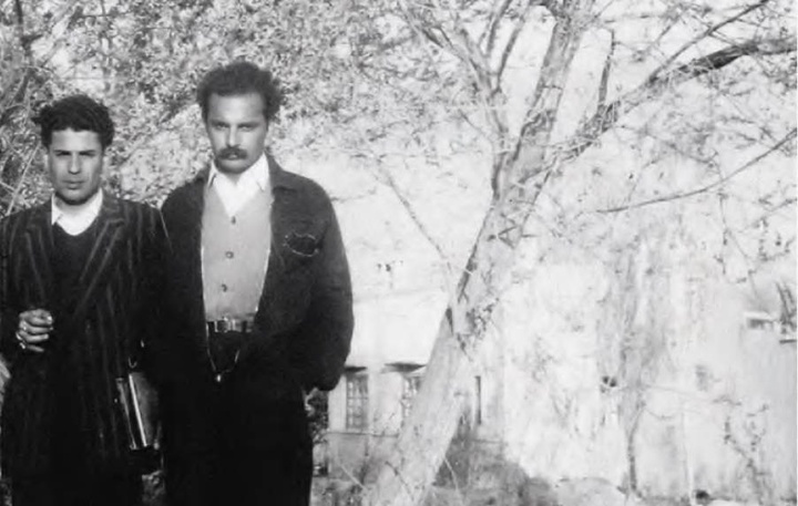 جوانی ابتهاج و شاملو در یک قاب