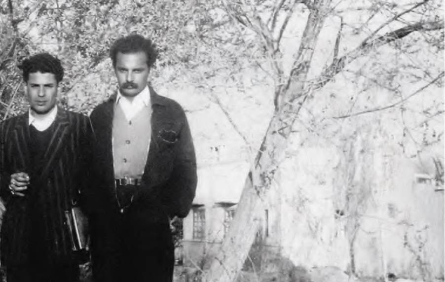 جوانی ابتهاج و شاملو در یک قاب