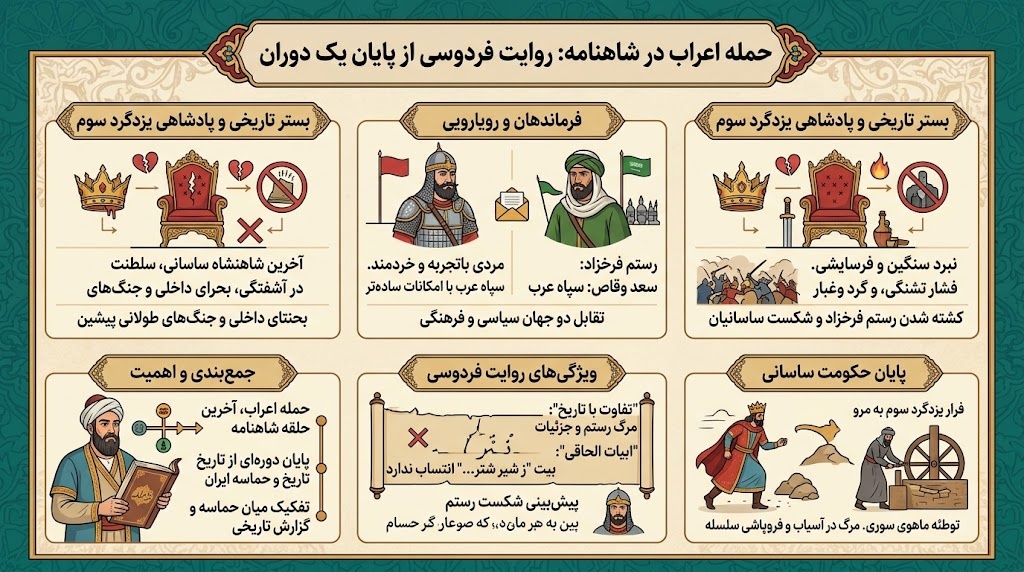 حمله اعراب در شاهنامه