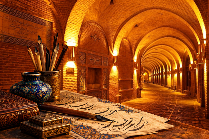 قزوین؛ مدرسه بزرگ خوشنویسی ایران