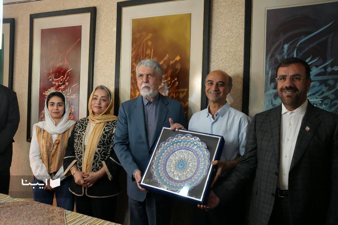 دیدار وزیر فرهنگ و ارشاد اسلامی با علیرضا کریم پور