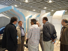 عظیمی از مراحل ساخت غرفه ایران در نمایشگاه کتاب فرانکفورت بازدید کرد