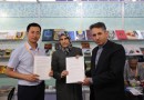 ​امضای قرارداد همکاری ایران با یکی از شرکت‌های نشر کتاب در چیندر حاشیه برنامه روز ایران در نمایشگاه کتاب پکن