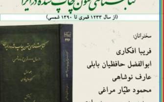 رونمایی، نقد و بررسی کتابشناسی متون چاپ‌شده در ایران