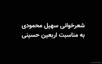 شعرخوانی سهیل محمودی به مناسبت اربعین حسینی/ ببینید