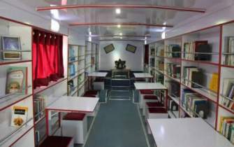 نخستین کتابخانه سیار شهری در شهرضا افتتاح شد