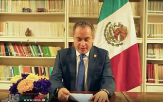 پیام سفیر مکزیک به اولین نمایشگاه مجازی کتاب تهران/ ببینید