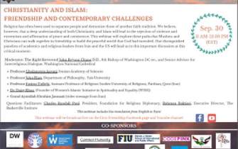 برگزاری وبینار «مسیحیت و اسلام، دوستی و چالش‌های آن در جهان معاصر»