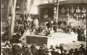 مراسم عزاداری عاشورا در تکیه دولت تهران در خاطرات ناصرالدین‌شاه قاجار