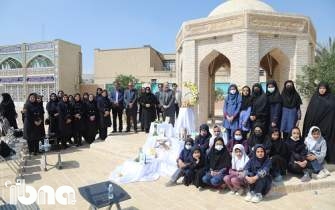 برپایی «هفت سین کودکانه» در مقبره مرحوم آذریزدی
